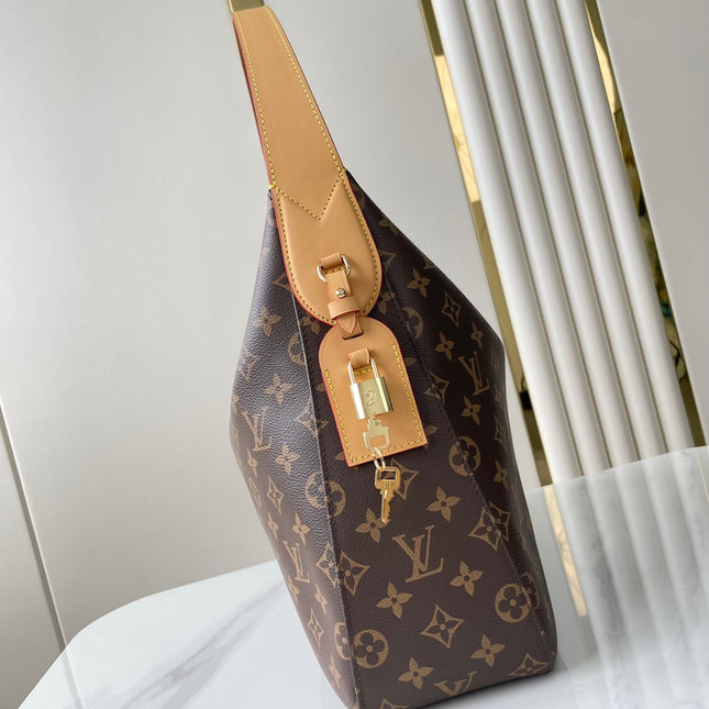 SLOUCHY MM 40 IN BROWN MONOGRAM CANVAS