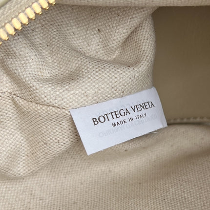SMALL TOP HANDLE LOOP 19 IN BLOND BEIGE CALFSKIN