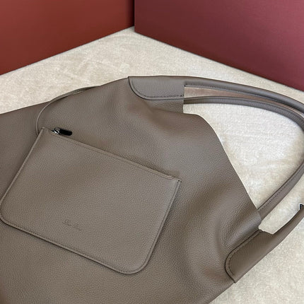 BALE HOBO EXTRA LARGE 40 BAG IN MEDIUM BROWN CALFSKIN