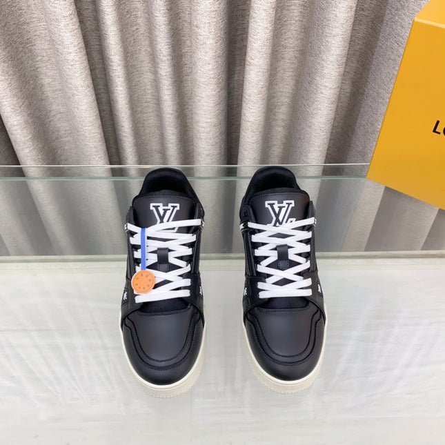 LV MAXI TRAINER IN BLACK CALFSKIN