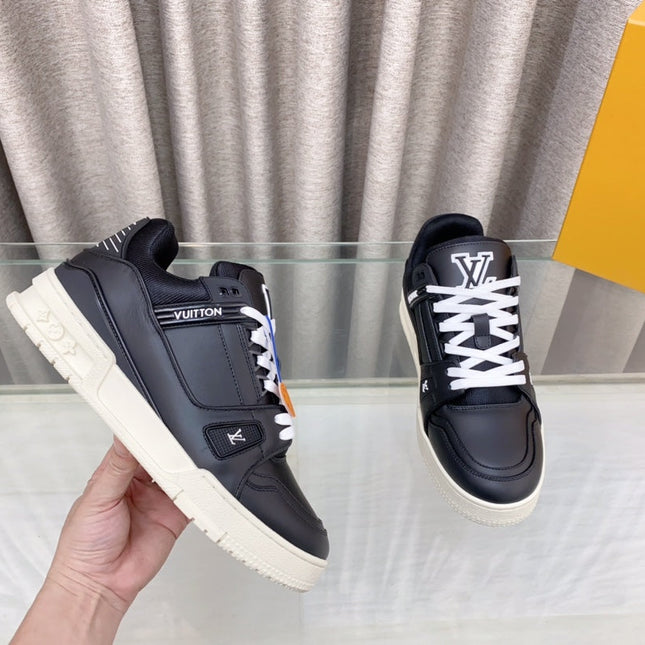 LV MAXI TRAINER IN BLACK CALFSKIN
