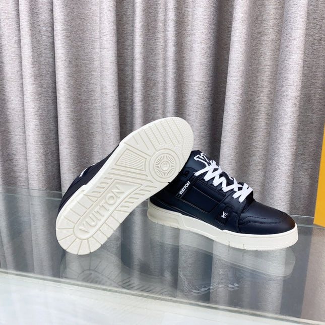 LV MAXI TRAINER IN BLACK CALFSKIN