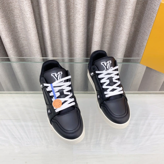LV MAXI TRAINER IN BLACK CALFSKIN