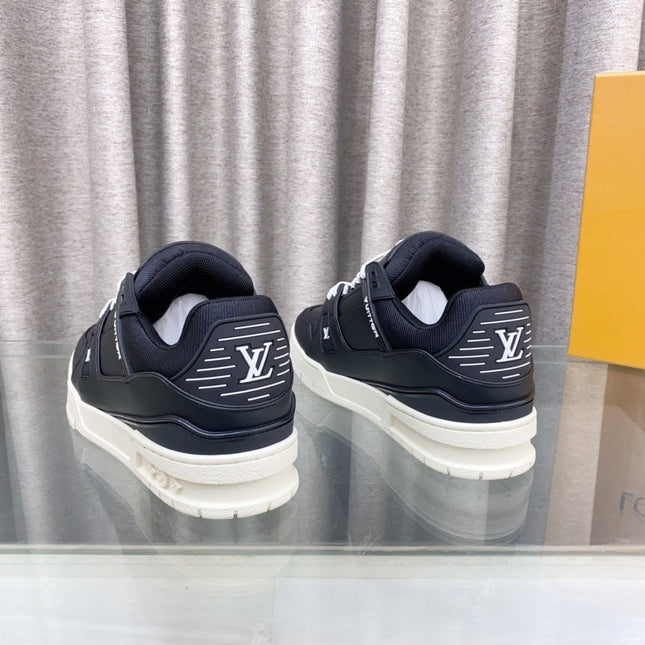 LV MAXI TRAINER IN BLACK CALFSKIN