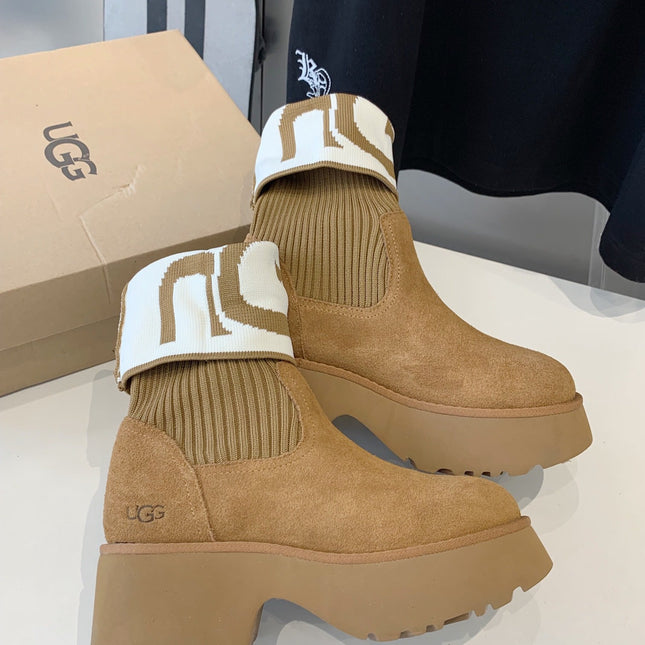 MINI MARTIN BOOTS IN CIDER BROWN SUEDE