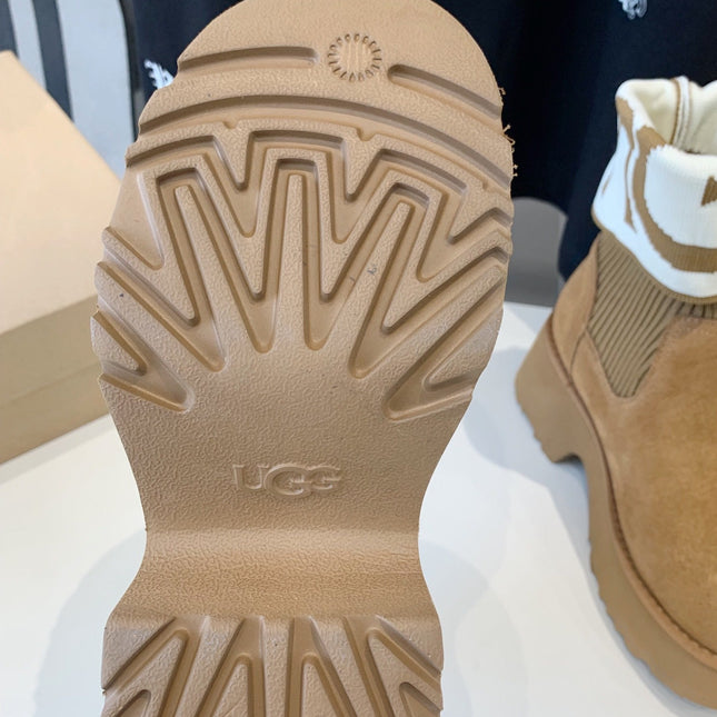 MINI MARTIN BOOTS IN CIDER BROWN SUEDE