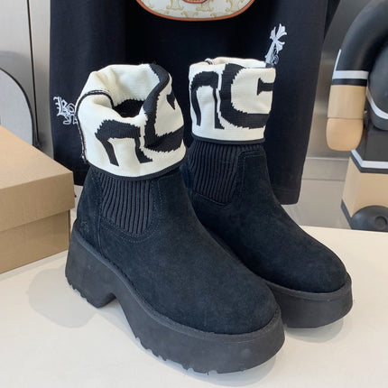 MINI MARTIN BOOTS IN BLACK SUEDE