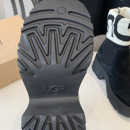 MINI MARTIN BOOTS IN BLACK SUEDE