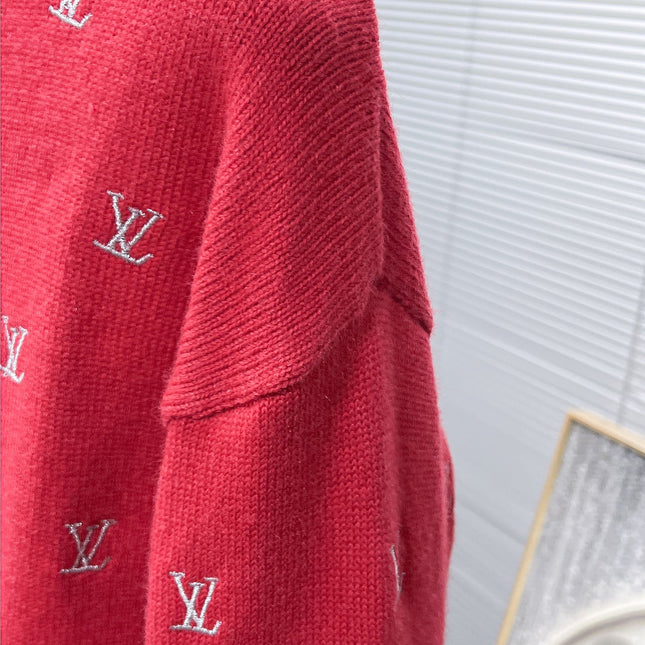 LV SWEATER IN RED WOOL 238798