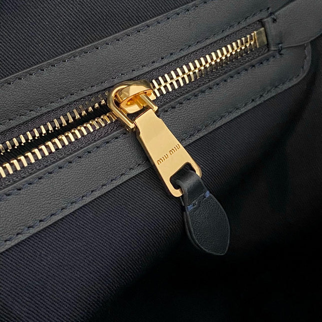 BEAU TOP HANDLE BAG 34 IN NAVY BLUE CORDUROY