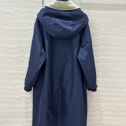 MIUMIU LONG HOODED JACKET 276222