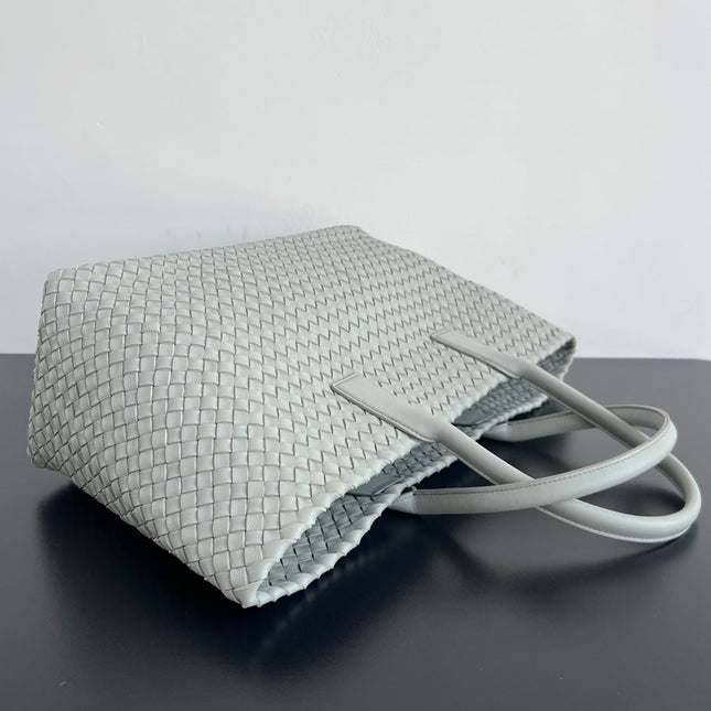 LARGE CABAT 51 IN RHINO GRAY LAMBSKIN