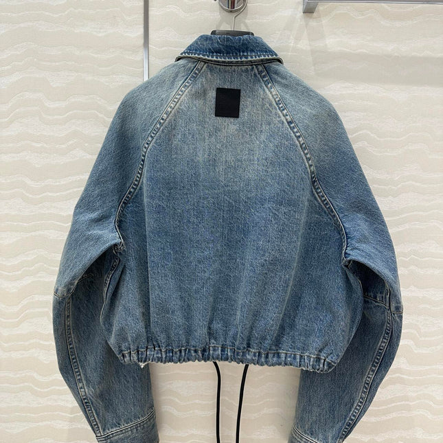 Loewe Jacket Blue Denim Fabric