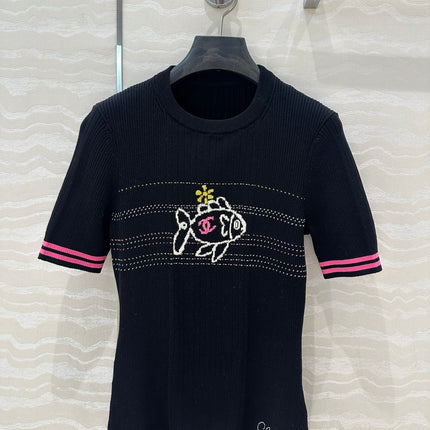 CC 25 T- shirt Black Wool