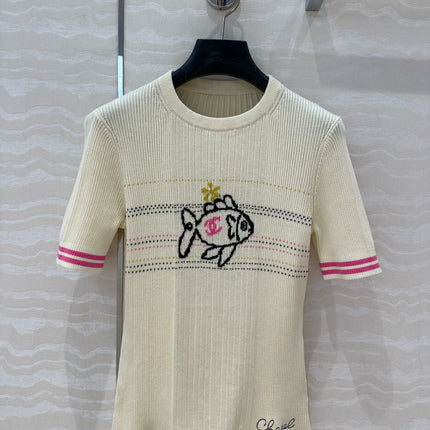 CC 25 T- shirt Ivory Wool