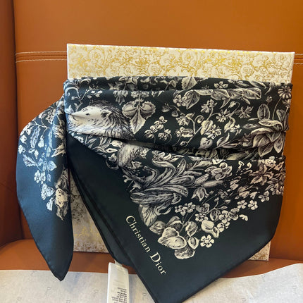 DIOR SCARF 90 IN SILK 627643