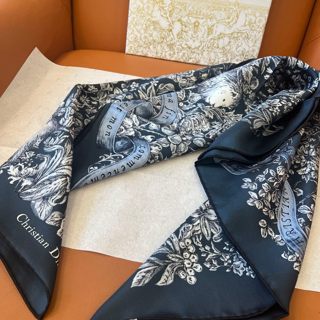 DIOR SCARF 90 IN SILK 627643