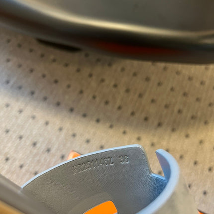 EZE SANDAL PLATFORM 85 MM IN TEAL BLUE SUEDE