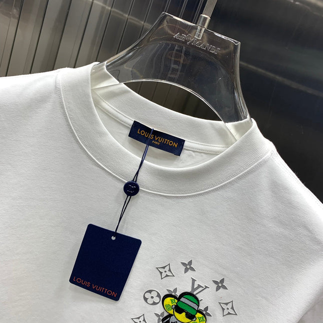 LV T-SHIRT IN WHITE COTTON 239497