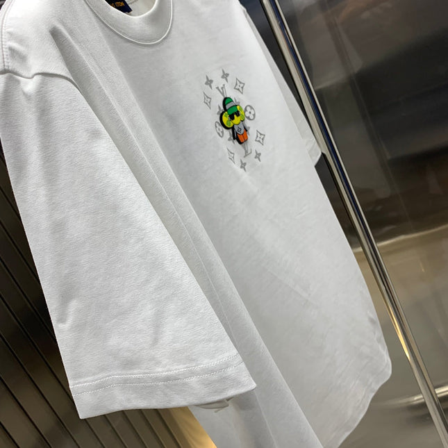 LV T-SHIRT IN WHITE COTTON 239497