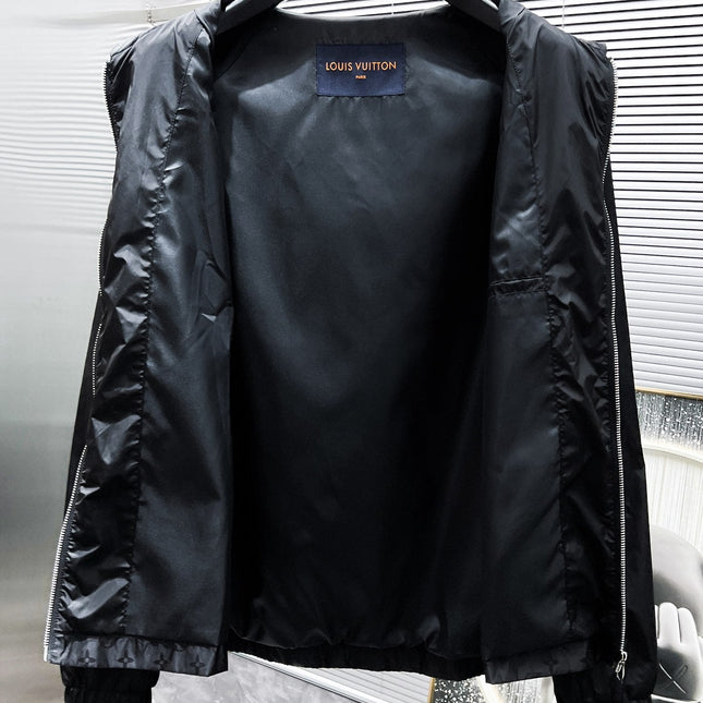 LV WINDBREAKER BLACK MONOGRAM 238808