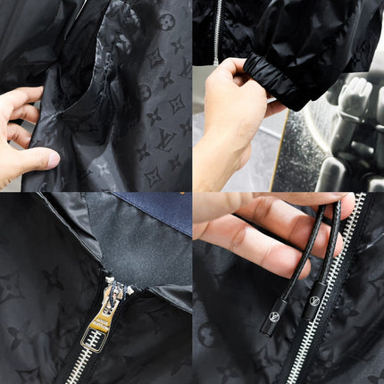 LV WINDBREAKER BLACK MONOGRAM 238808