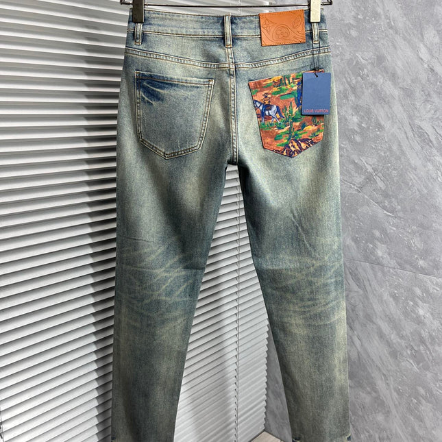 LV BLUE DENIM JEAN 239494
