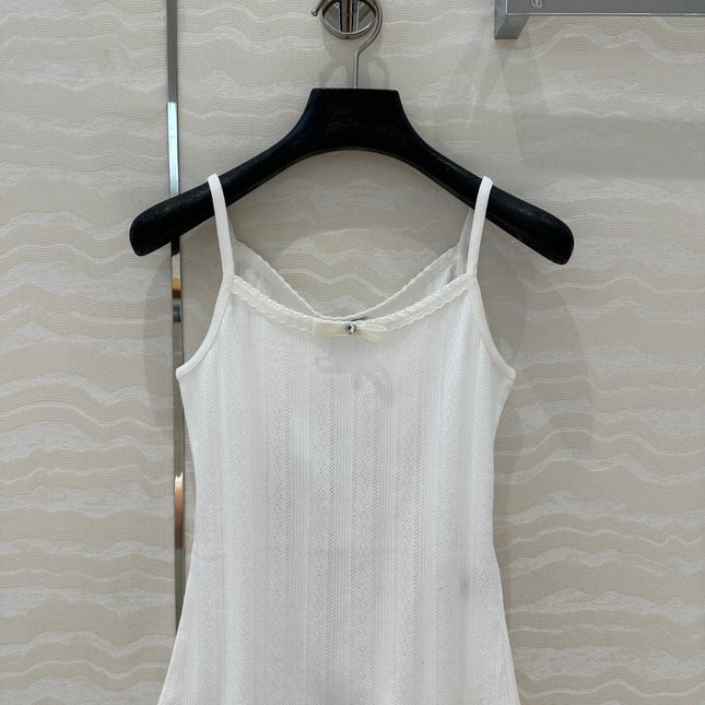 CC Hollow Camisole White cotton