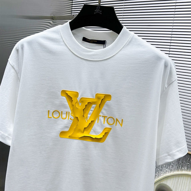 LV T-SHIRT IN WHITE COTTON 238819