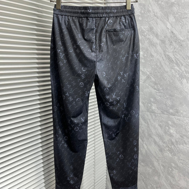 LV BLACK MONOGRAM TROUSERS 239492