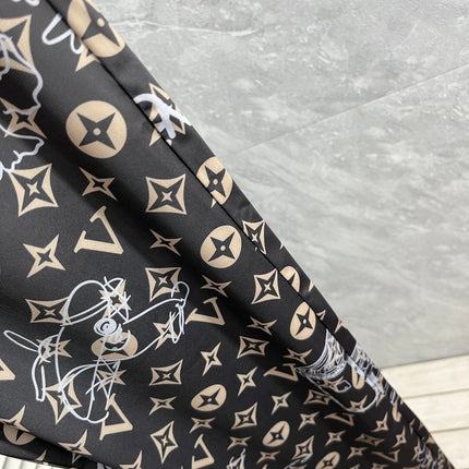 LV DARK BROWN MONOGRAM TROUSERS 239490