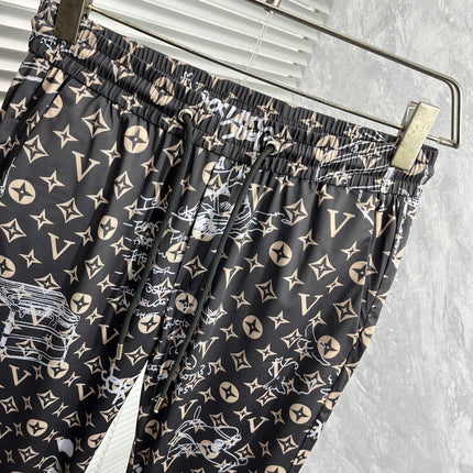 LV DARK BROWN MONOGRAM TROUSERS 239490