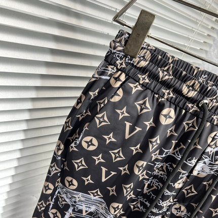 LV DARK BROWN MONOGRAM TROUSERS 239490