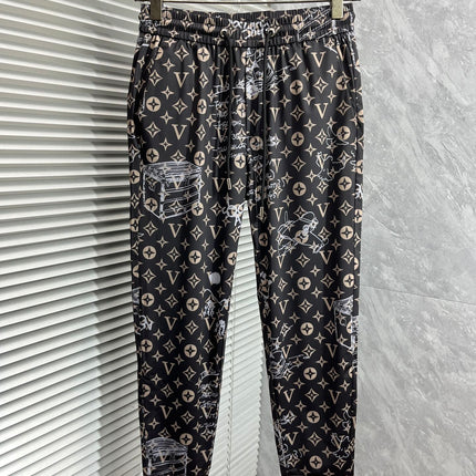 LV DARK BROWN MONOGRAM TROUSERS 239490