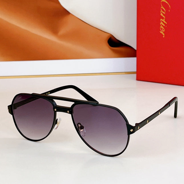 SANTOS AVIATOR FRAME SUNGLASSES CT0639S IN METAL