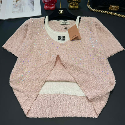 Miu 25 V- Neck Shirt Wool 232747