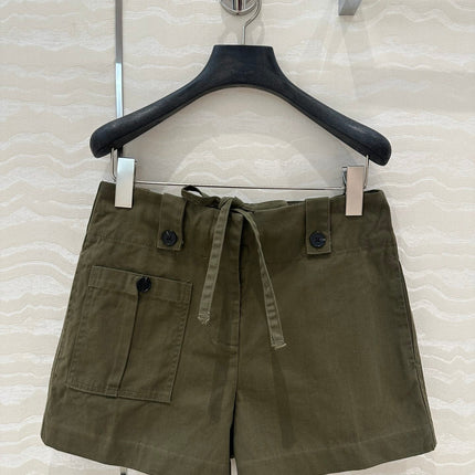 PRADA FASHION MOSS GREEN SHORTS 263938