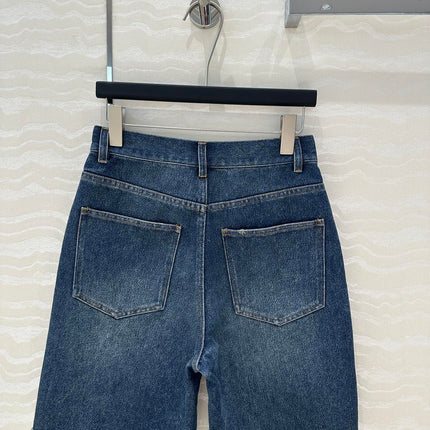 PRADA FASHION STRAIGHT-LEG DENIM SHORTS 263942