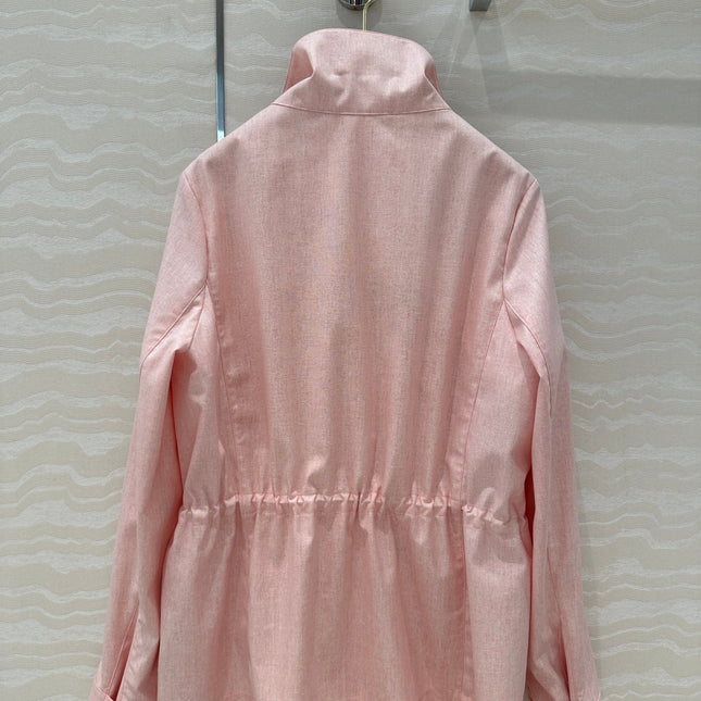 LP CLASSIC STAND-COLLAR LINEN JACKET 265162