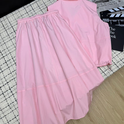 PRADA TOP AND SKIRT SET STYLE 90