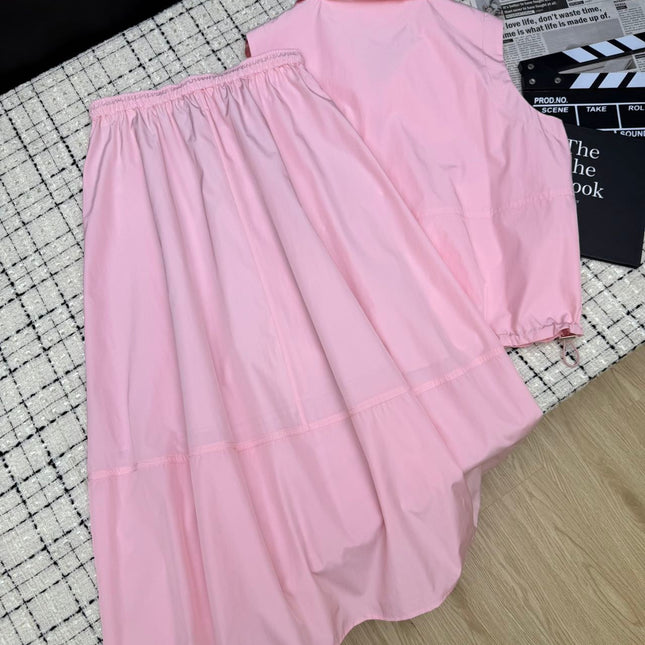 PRADA TOP AND SKIRT SET STYLE 90