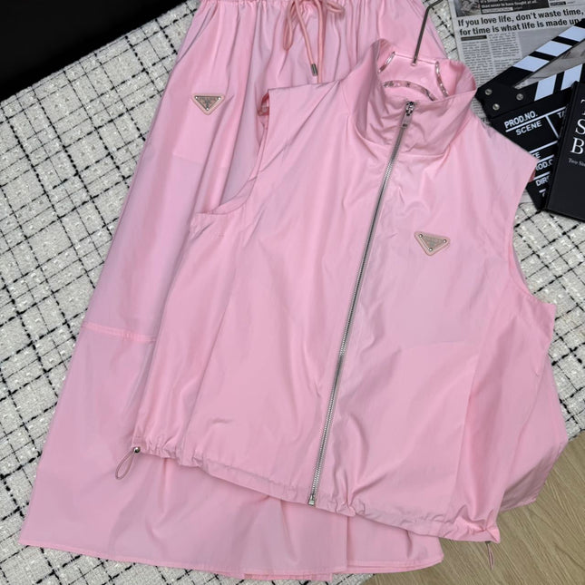 PRADA TOP AND SKIRT SET STYLE 90
