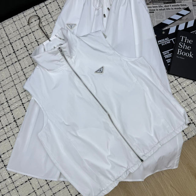 PRADA TOP AND SKIRT SET STYLE 124