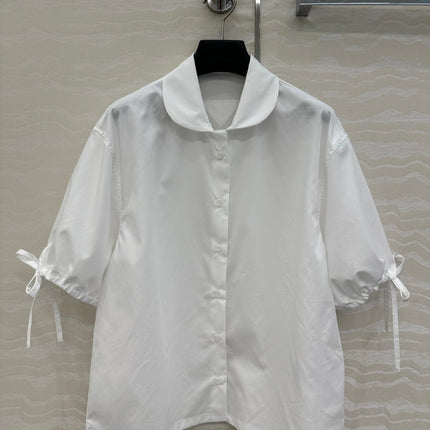 PRADA FASHION WHITE SHIRT 263951
