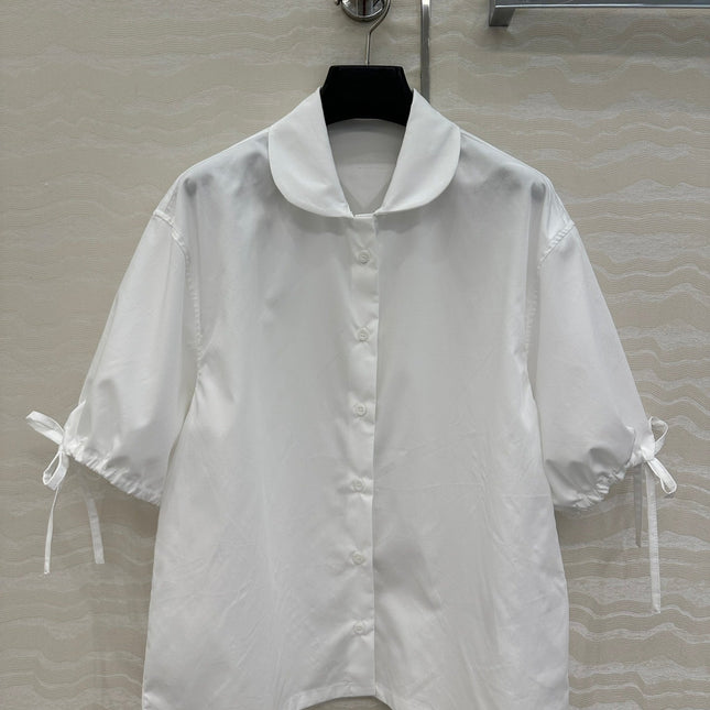PRADA FASHION WHITE SHIRT 263951