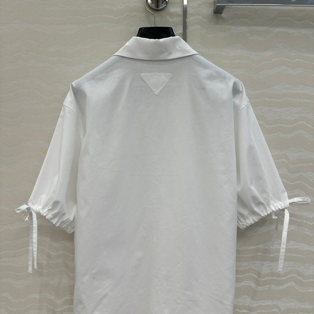 PRADA FASHION WHITE SHIRT 263951