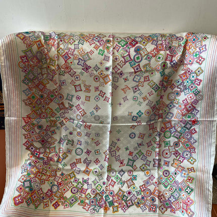 LV SCARF 90 CM IN SILK 715639