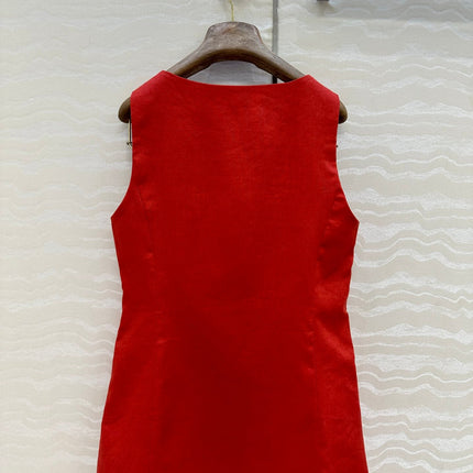 LP SLEEVELESS LINEN BLAZER 272246