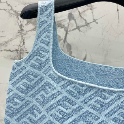 FEND 25S JACQUARD KNIT VEST 264229