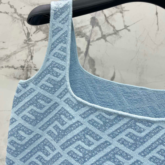 FEND 25S JACQUARD KNIT VEST 264229